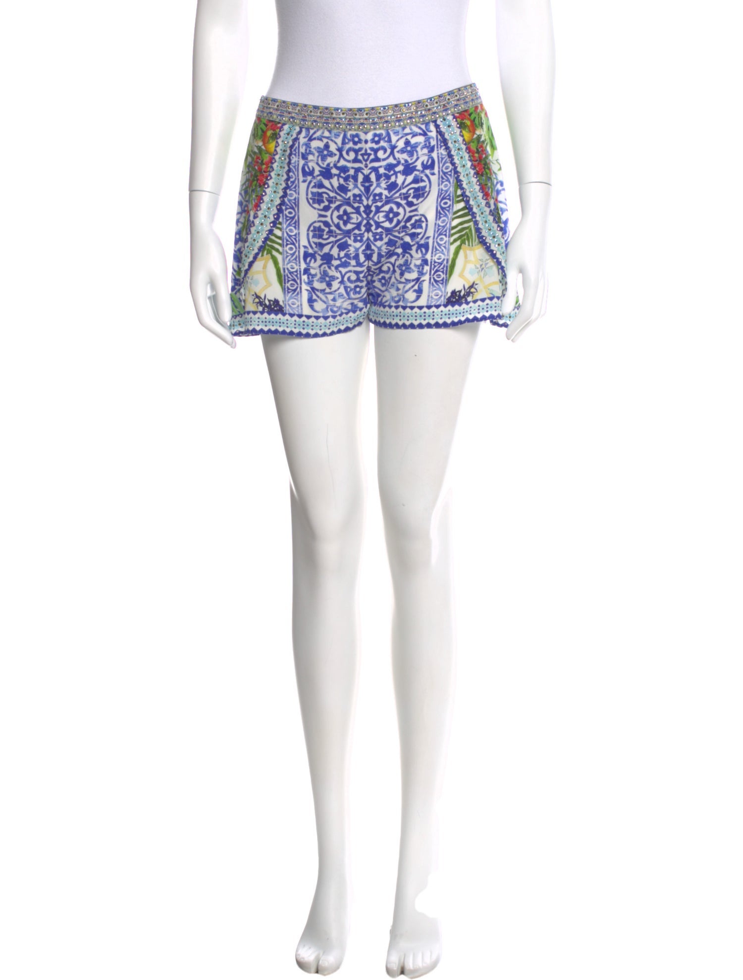 Camilla Silk Mini Shorts