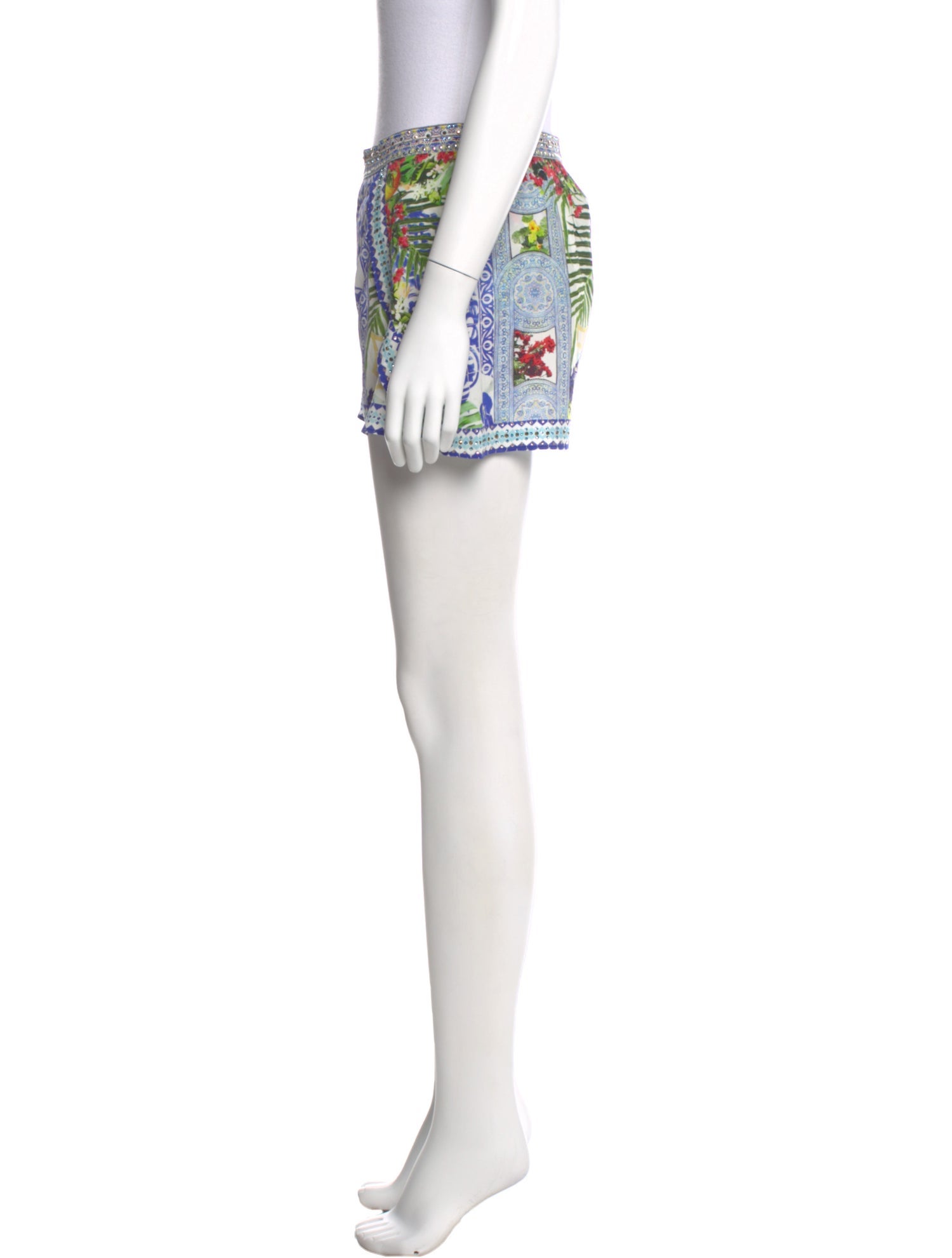 Camilla Silk Mini Shorts