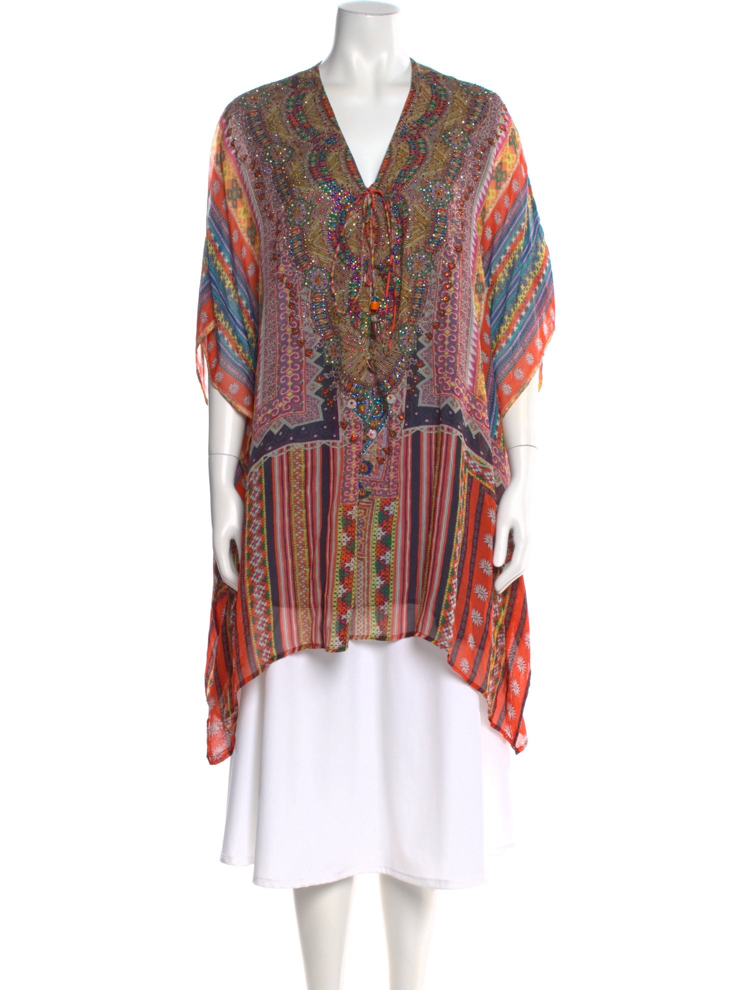 Camilla Silk Printed Tunic