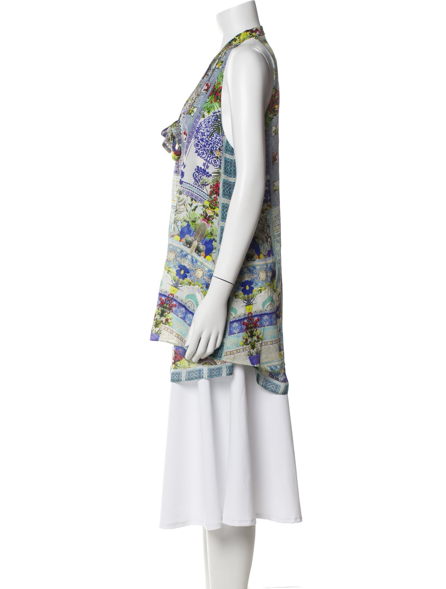 Camilla Silk Printed Blouse