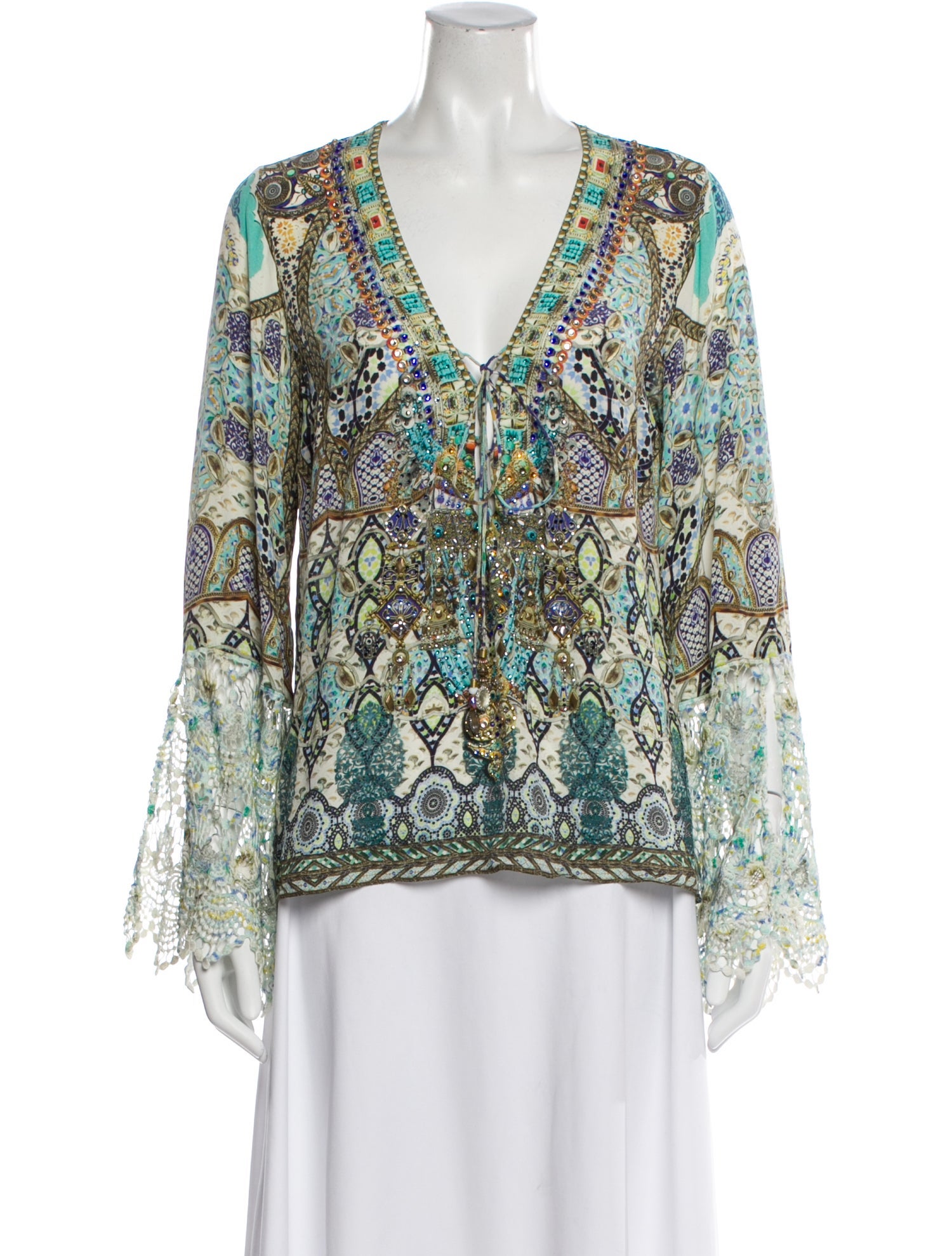 Camilla Silk Printed Blouse