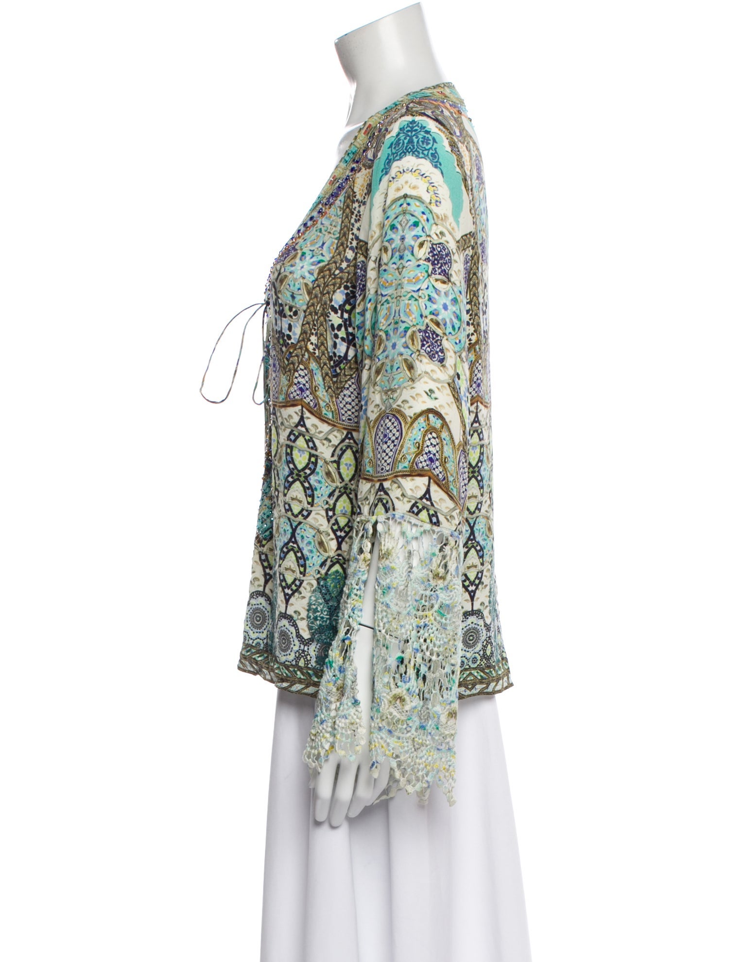 Camilla Silk Printed Blouse