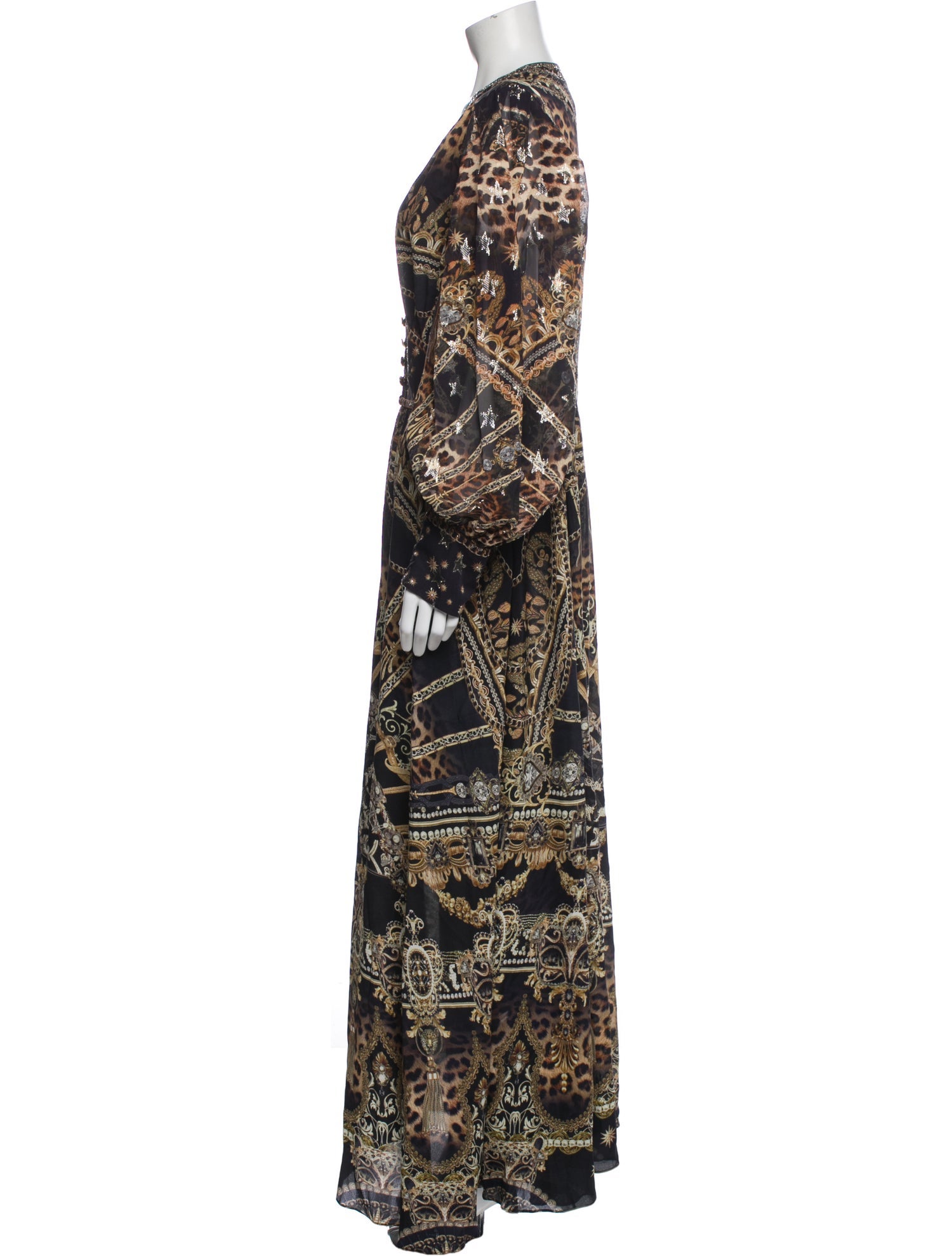 Camilla Silk Long Dress