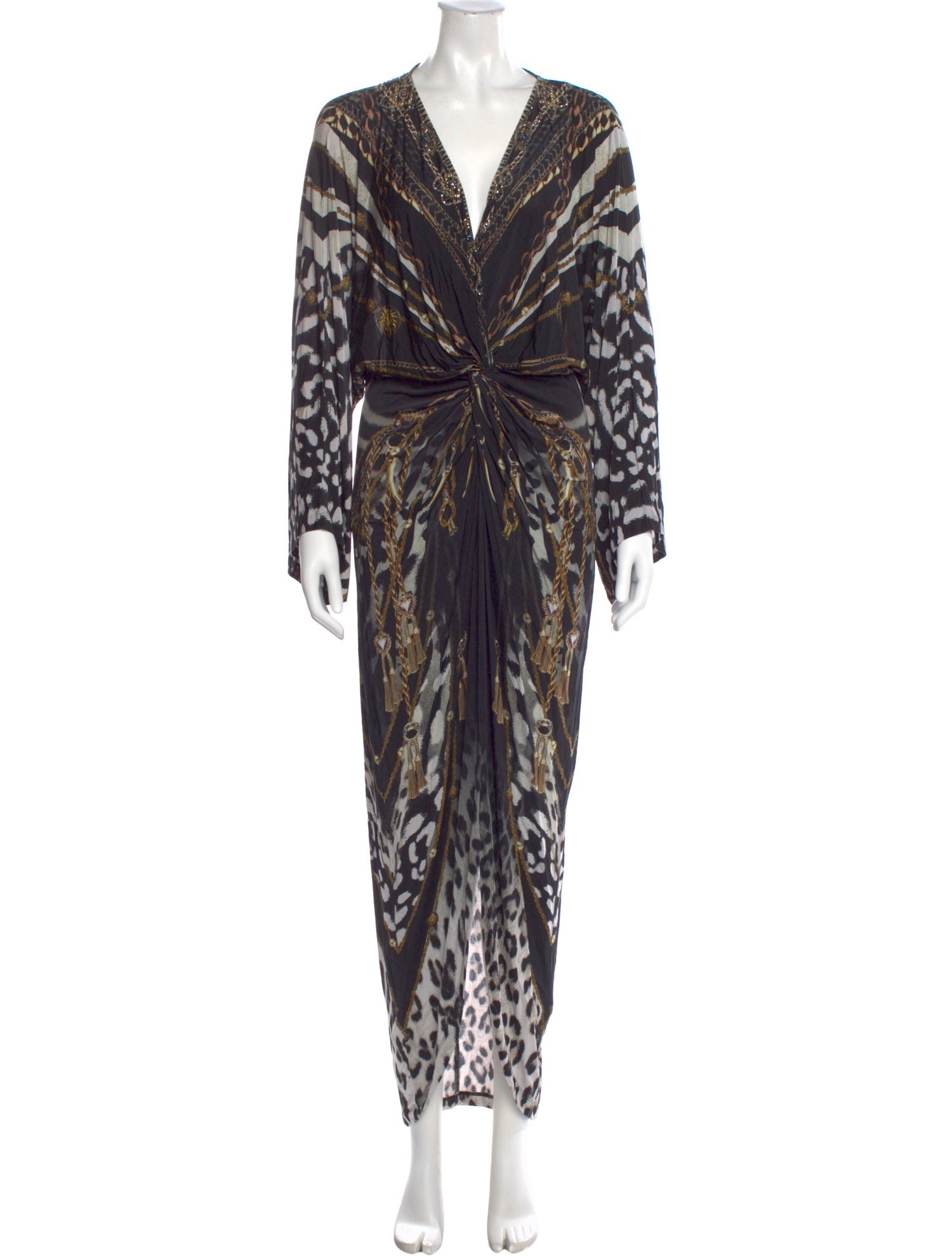 Camilla Animal Print Long Dress
