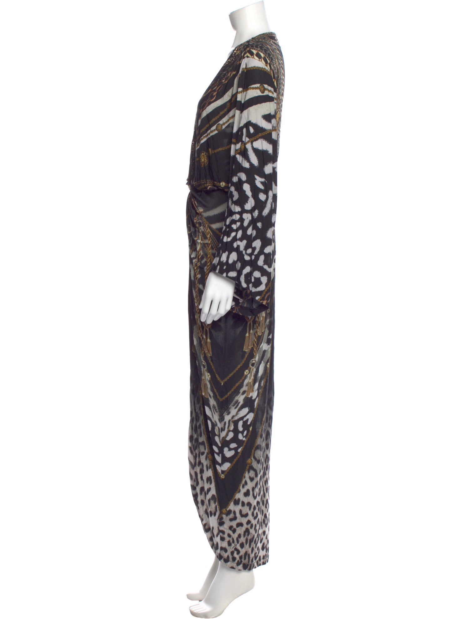 Camilla Animal Print Long Dress