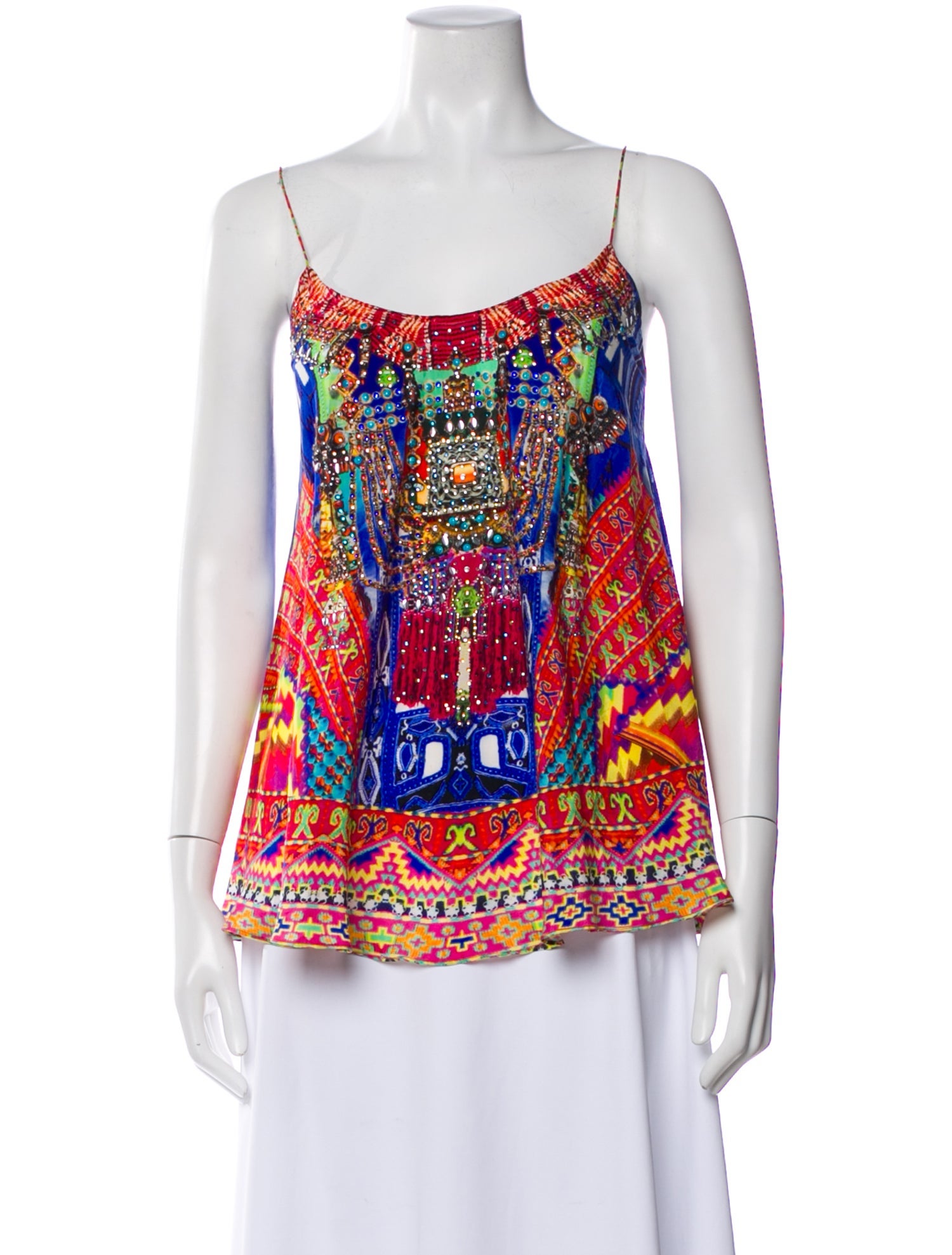 Camilla Silk Printed Top