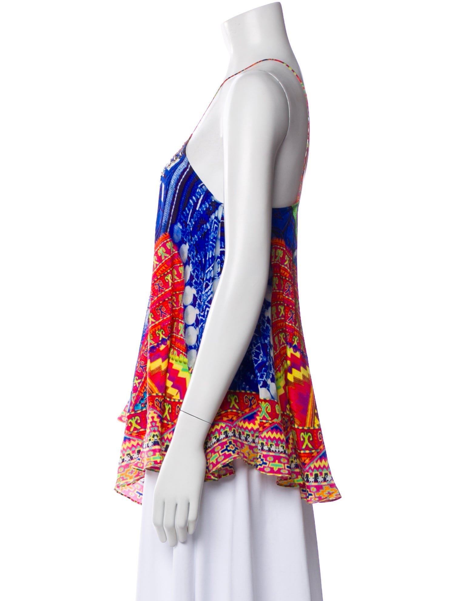 Camilla Silk Printed Top