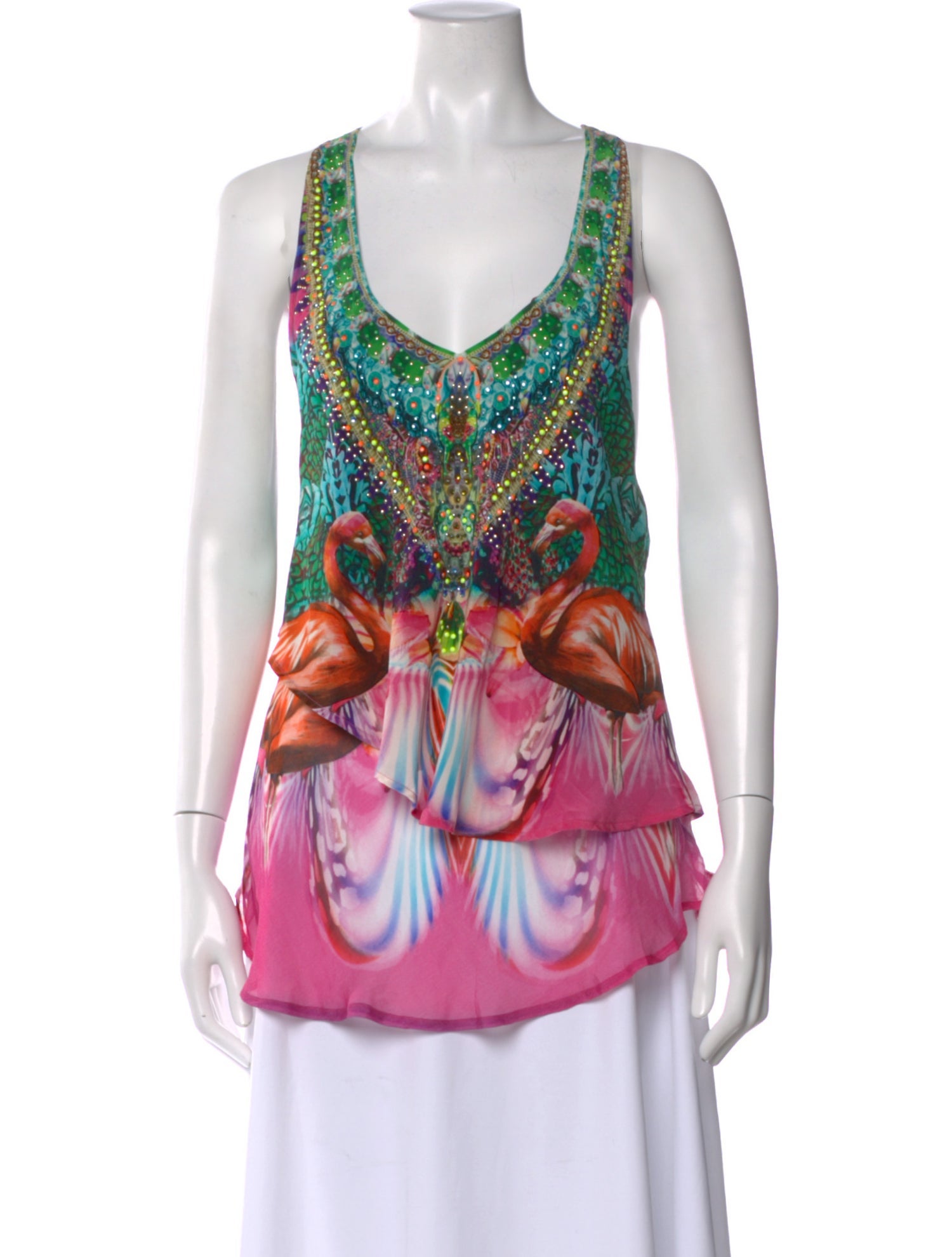 Camilla Silk Floral Print Blouse