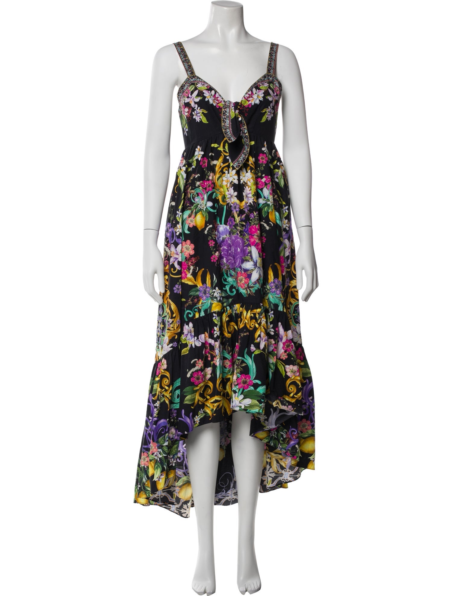 Camilla Floral Print Long Dress