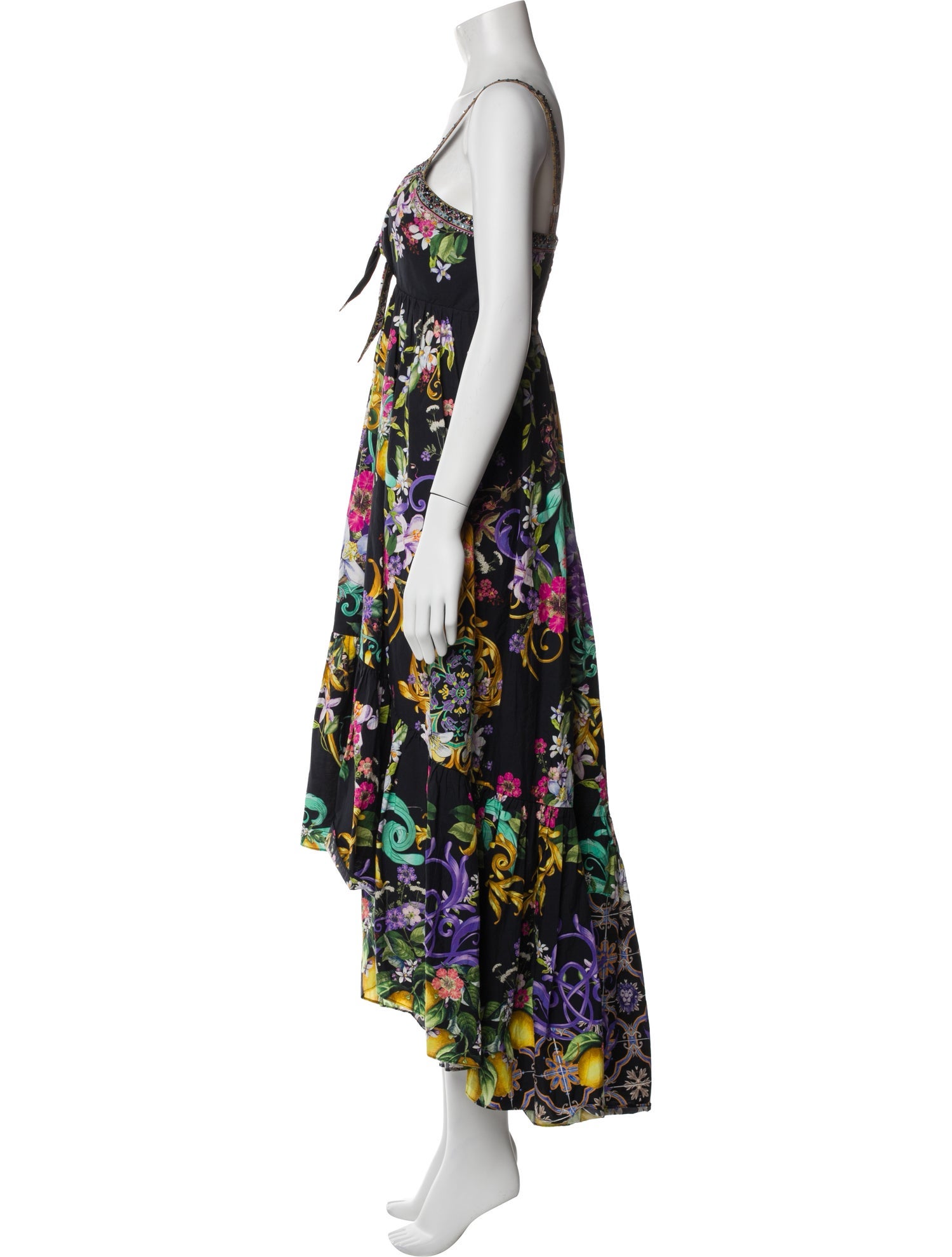 Camilla Floral Print Long Dress