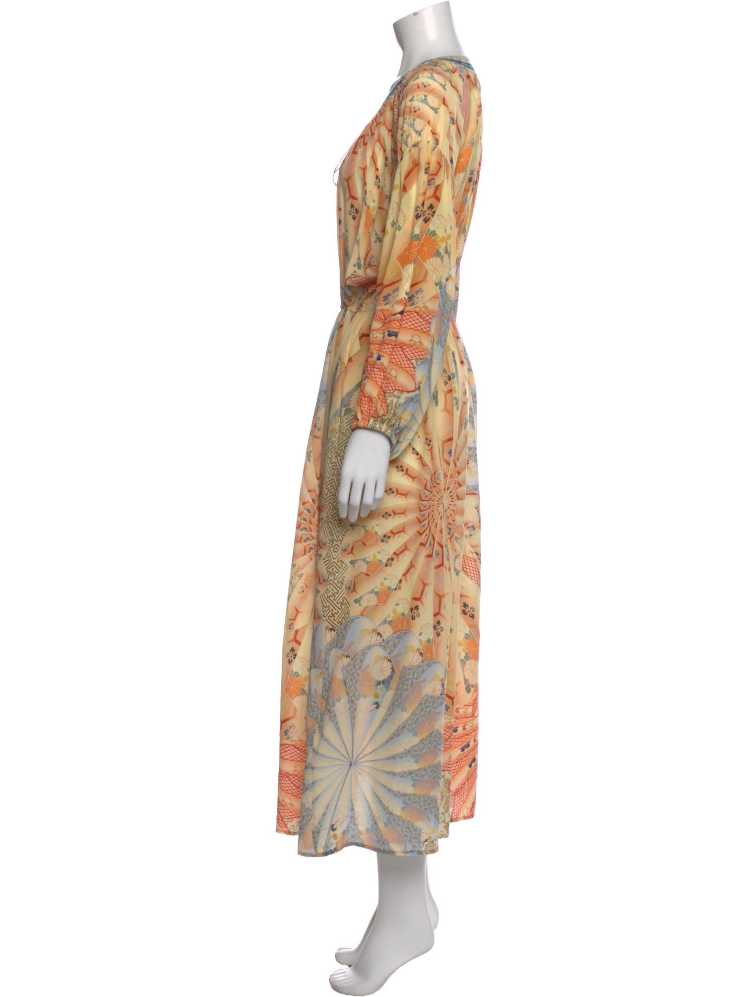 Camilla Silk Long Dress