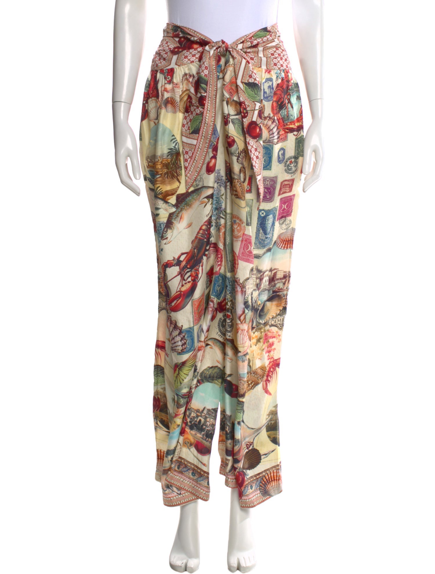 Camilla Silk Wide Leg Pants