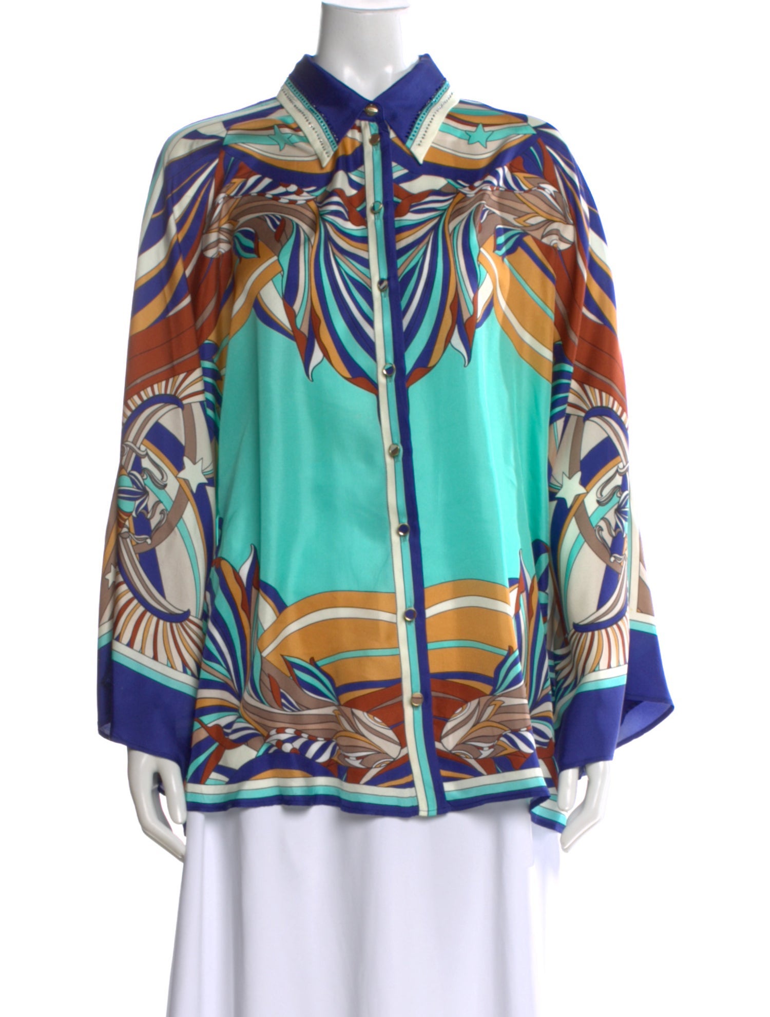 Camilla Silk Printed Blouse