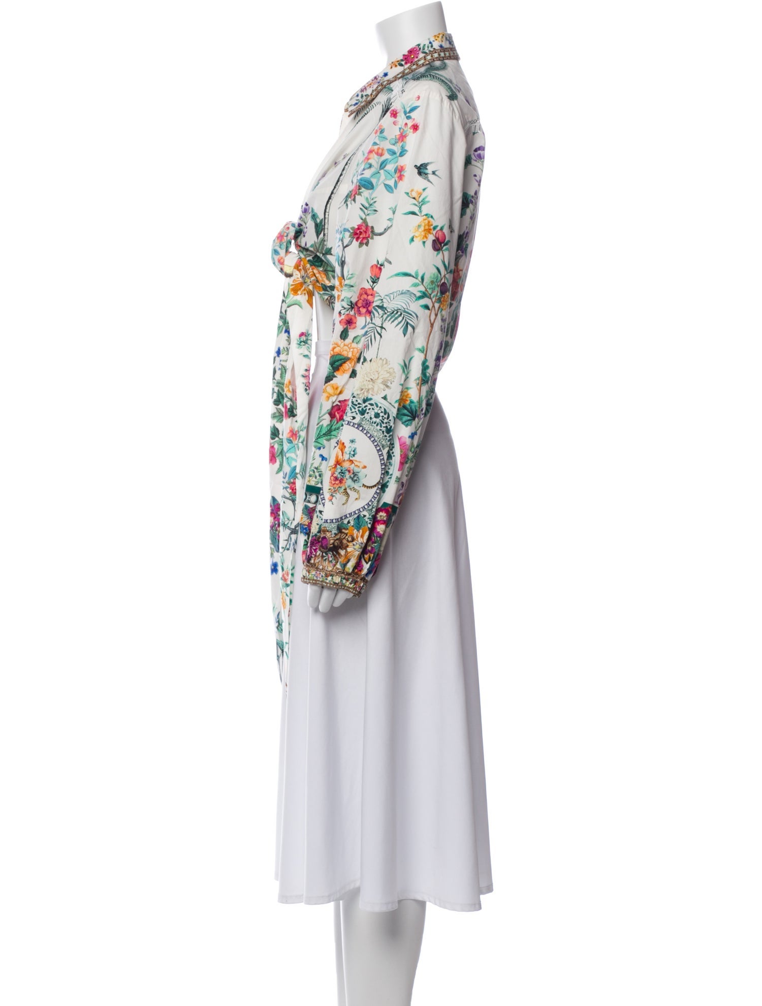 Camilla Floral Print Long Sleeve Blouse