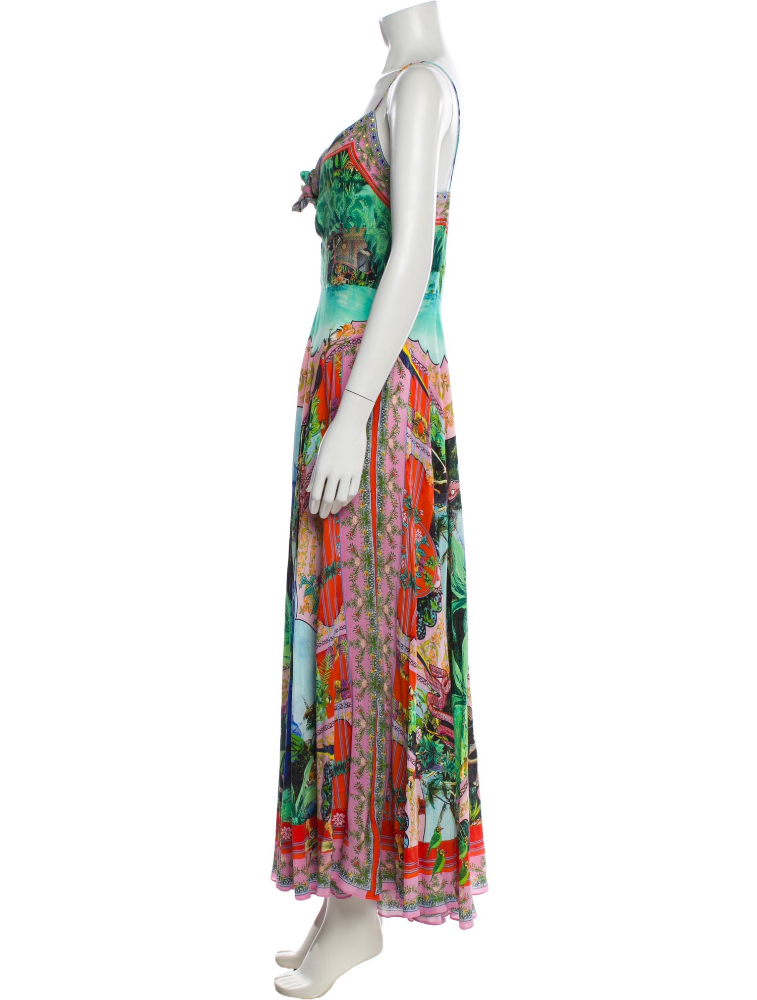 Camilla Printed Long Dress