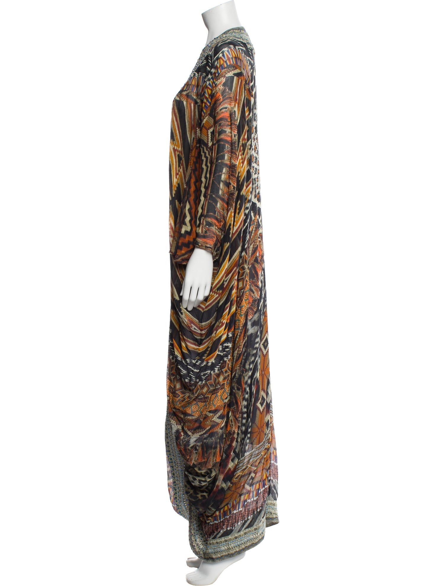 Camilla Silk Printed Robe