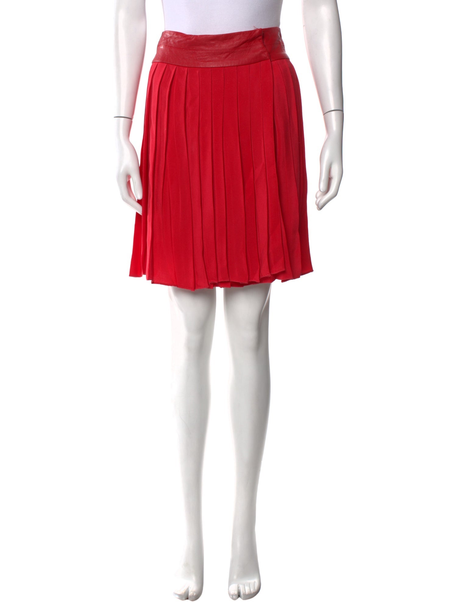 Max Fowles Silk Knee-Length Skirt