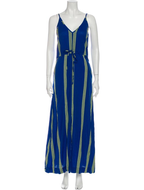 Ace & Jig Striped Long Dress Blue