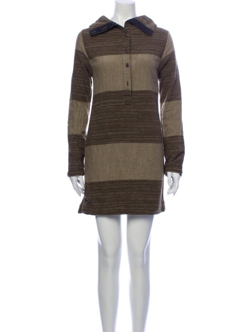 Ace & Jig Striped Mini Dress Brown