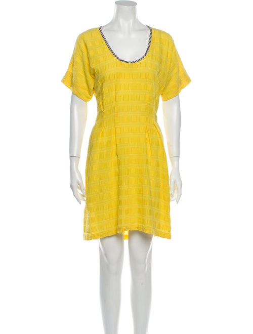 Ace & Jig Scoop Neck Mini Dress Yellow