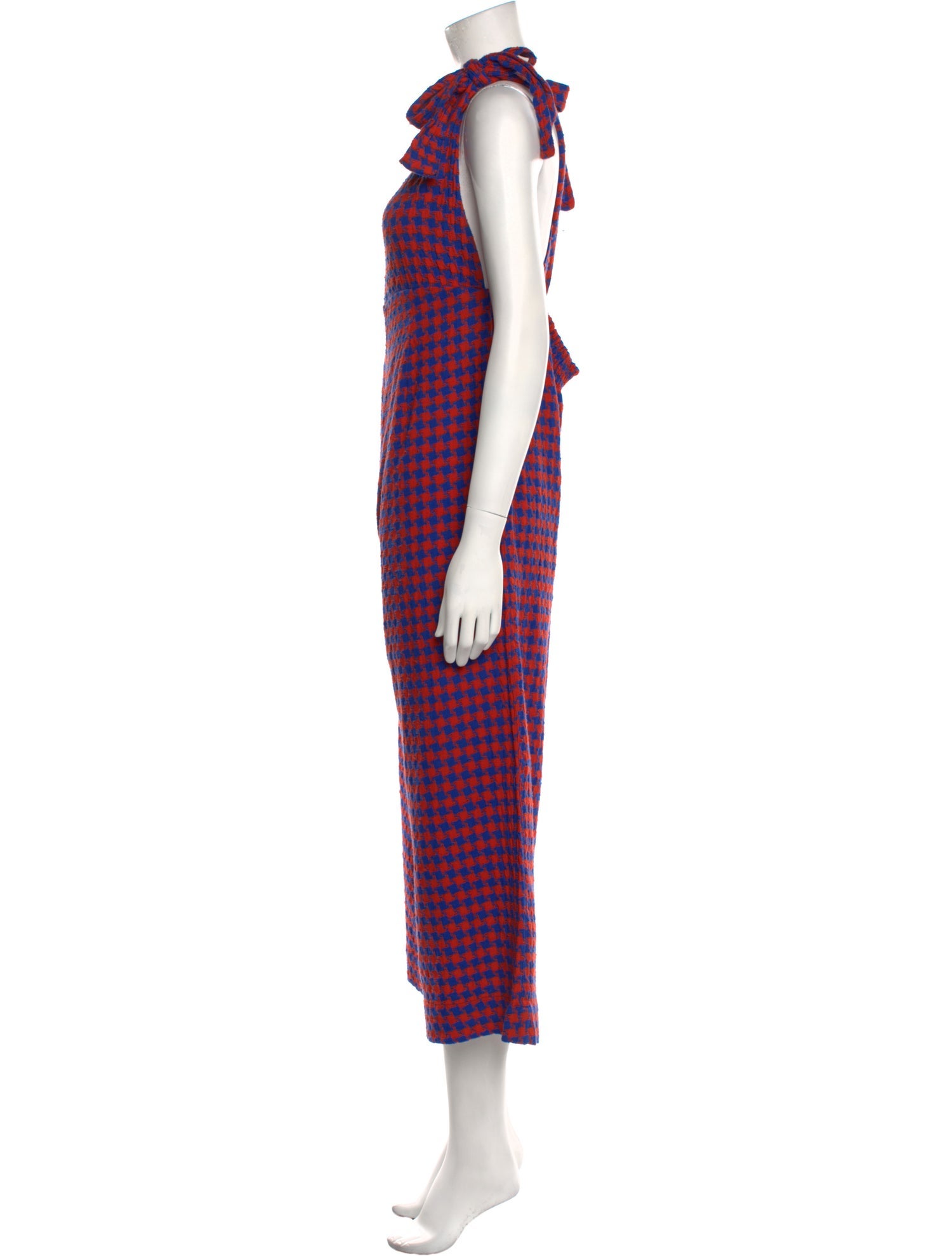Ace & Jig Houndstooth Print Scoop Neck Jumpsuit