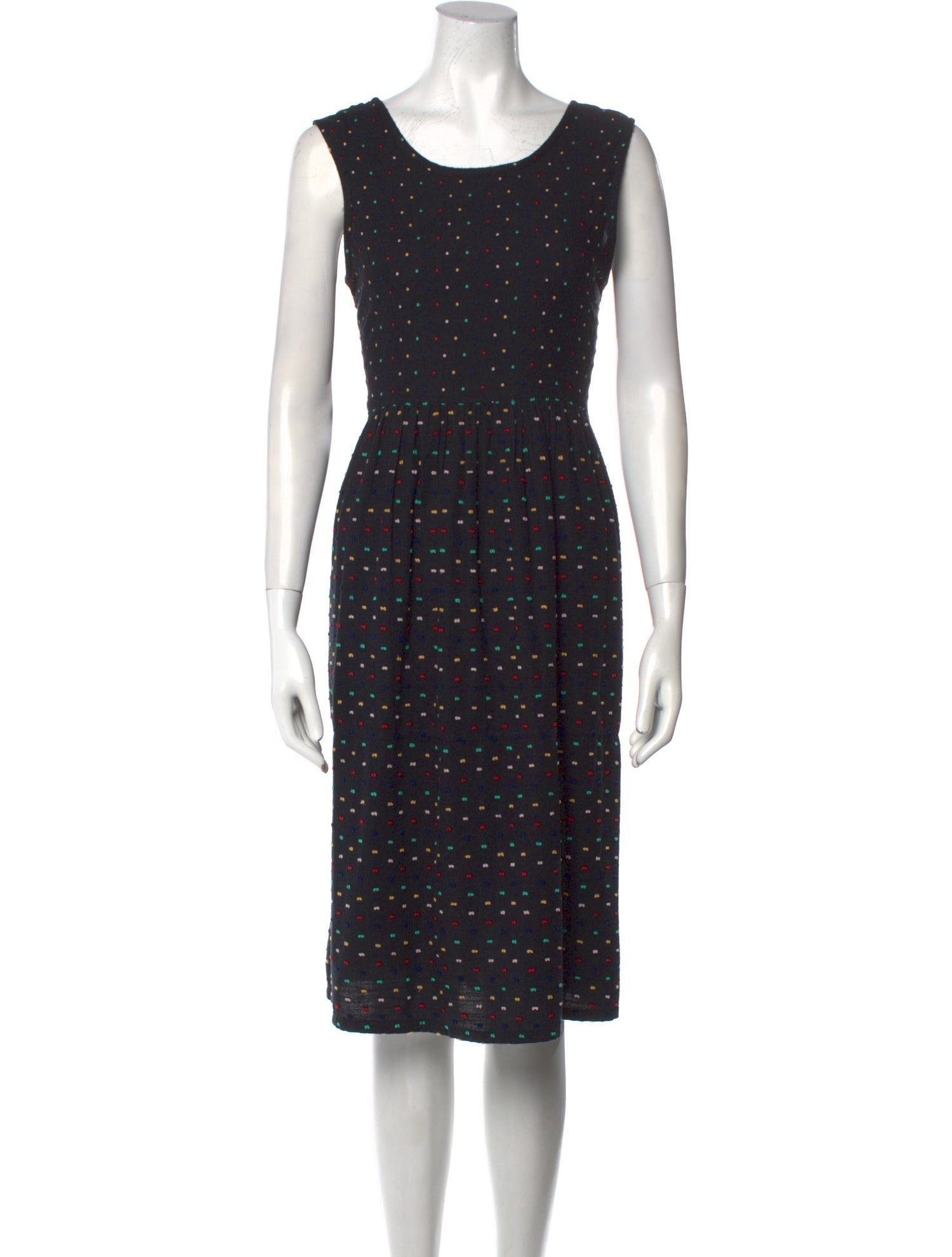 Ace & Jig Polka Dot Print Midi Length Dress