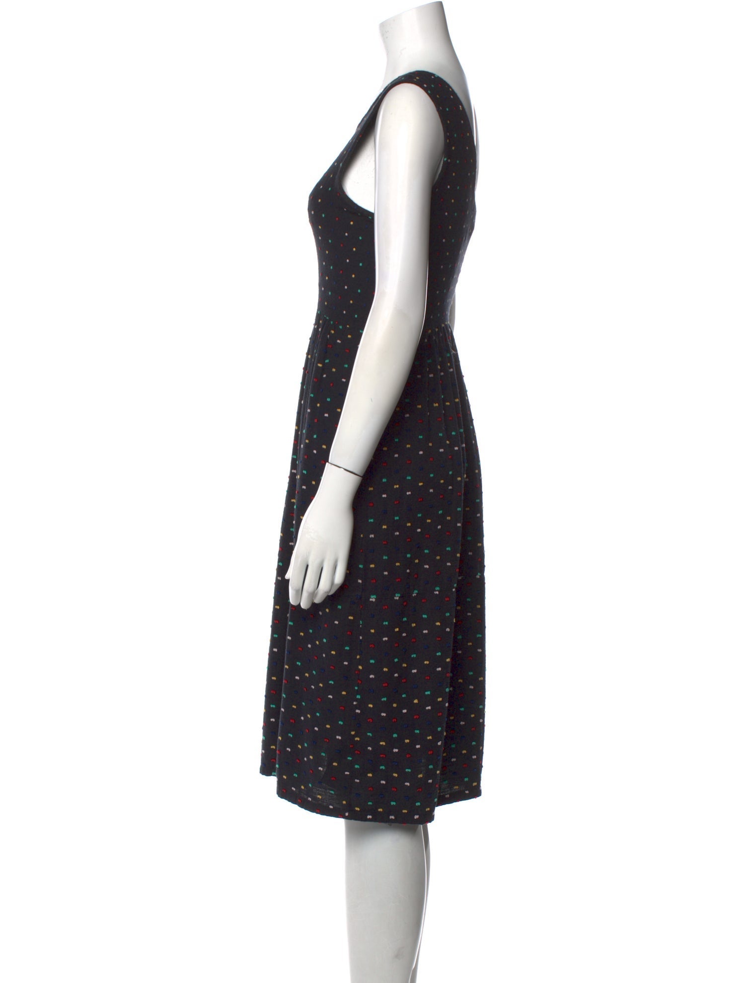 Ace & Jig Polka Dot Print Midi Length Dress