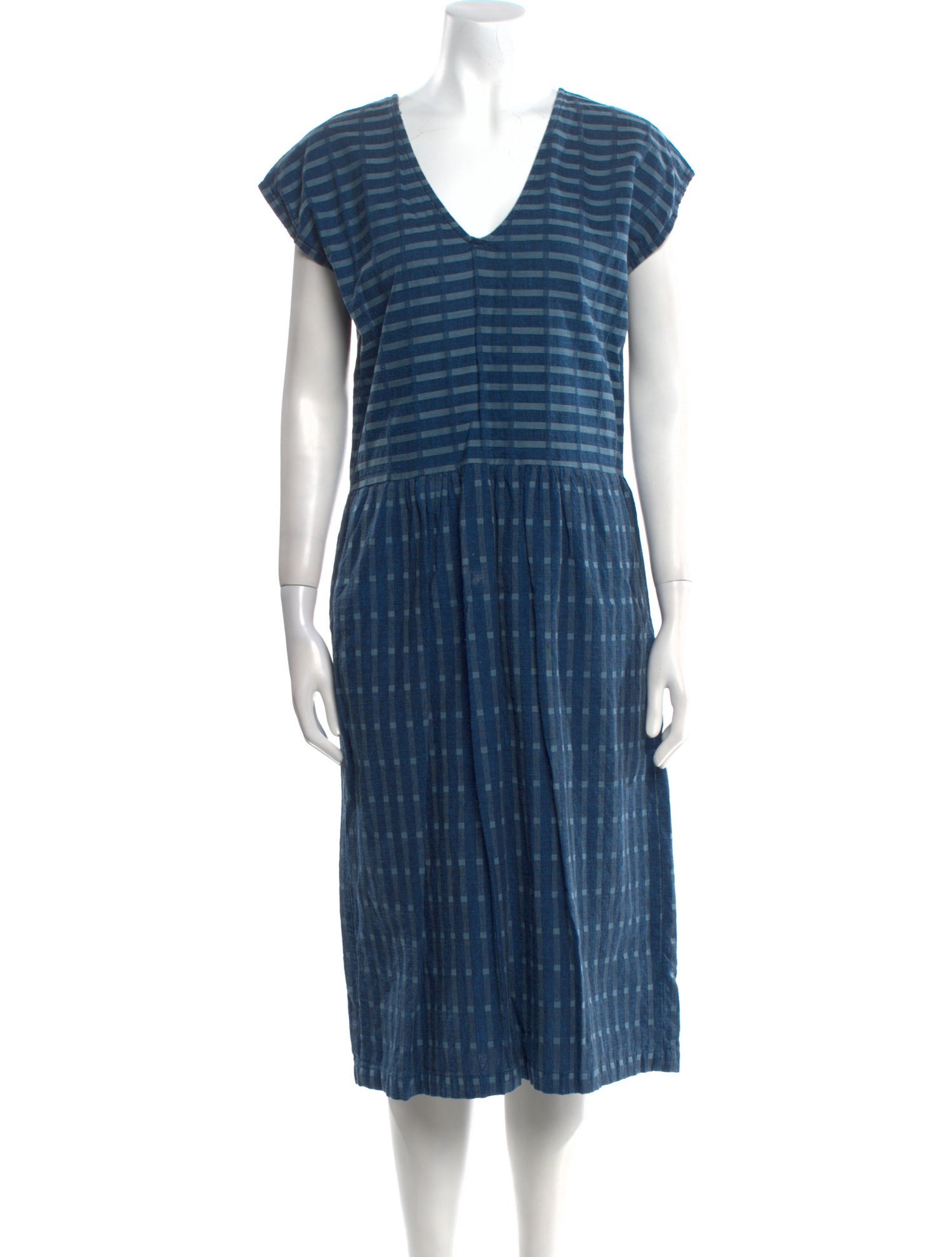 Ace & Jig Plaid Print Midi Length Dress