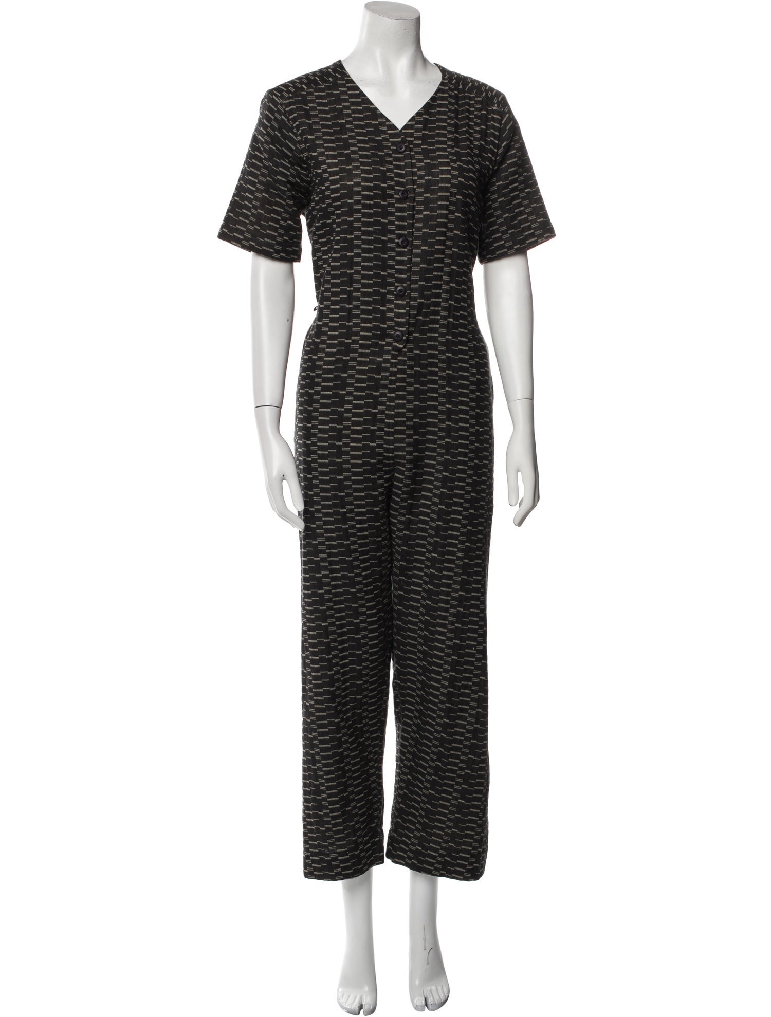 Ace & Jig Printed V-Neck Jumpsuit