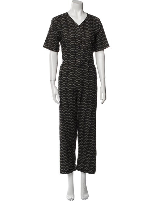 Ace & Jig Printed V-Neck Jumpsuit