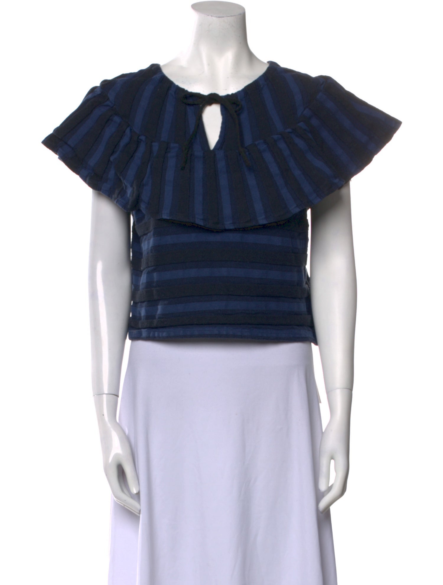 Ace & Jig Striped Scoop Neck Crop Top