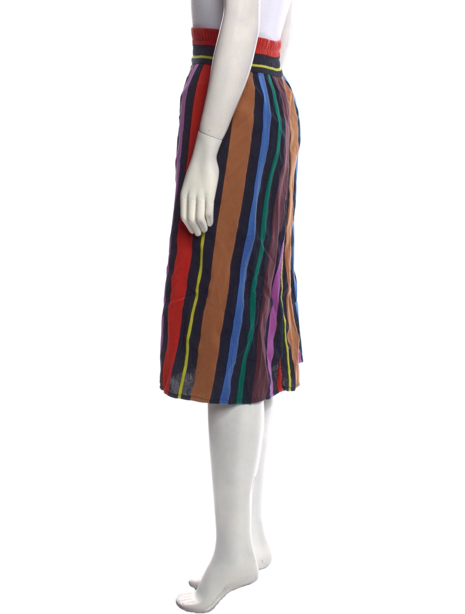 Ace & Jig Striped Knee-Length Skirt