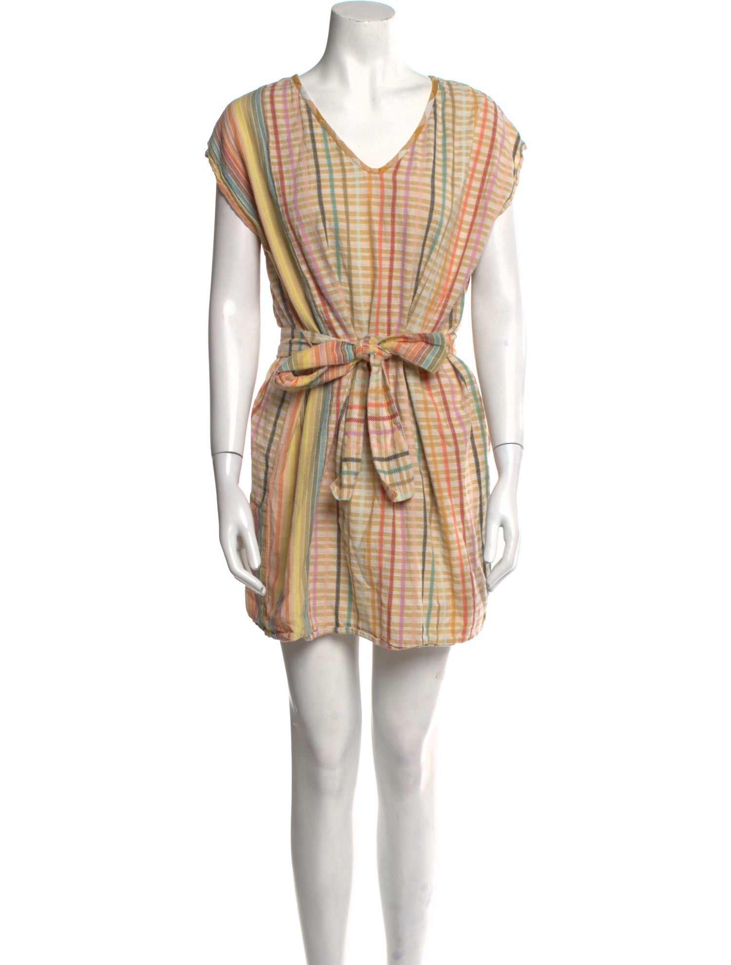 Ace & Jig Plaid Print Mini Dress