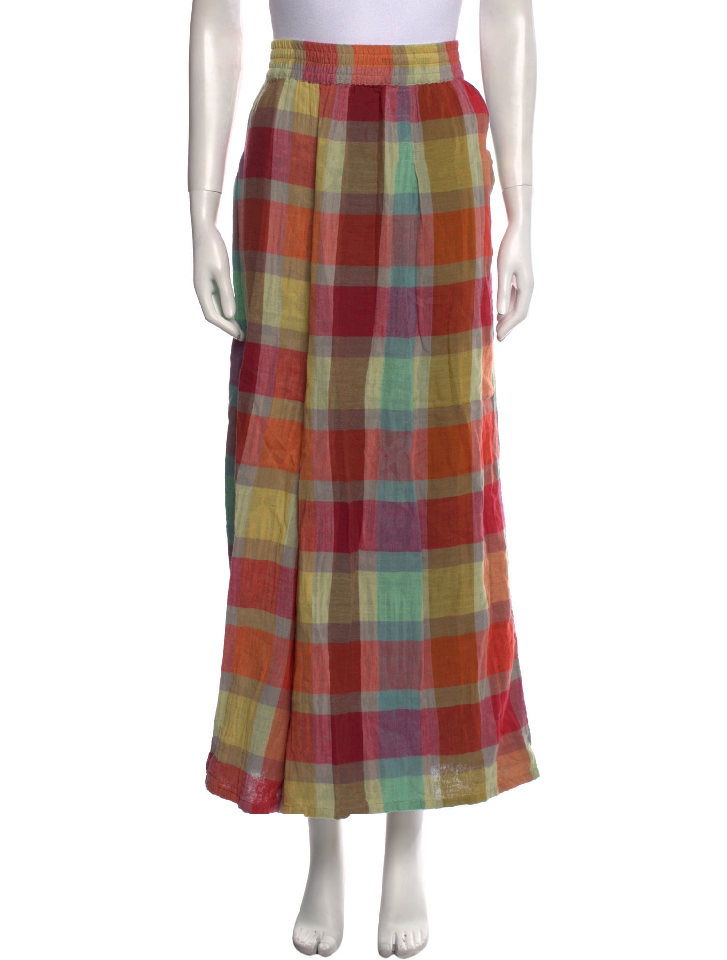 Ace & Jig Plaid Print Wide Leg Pants