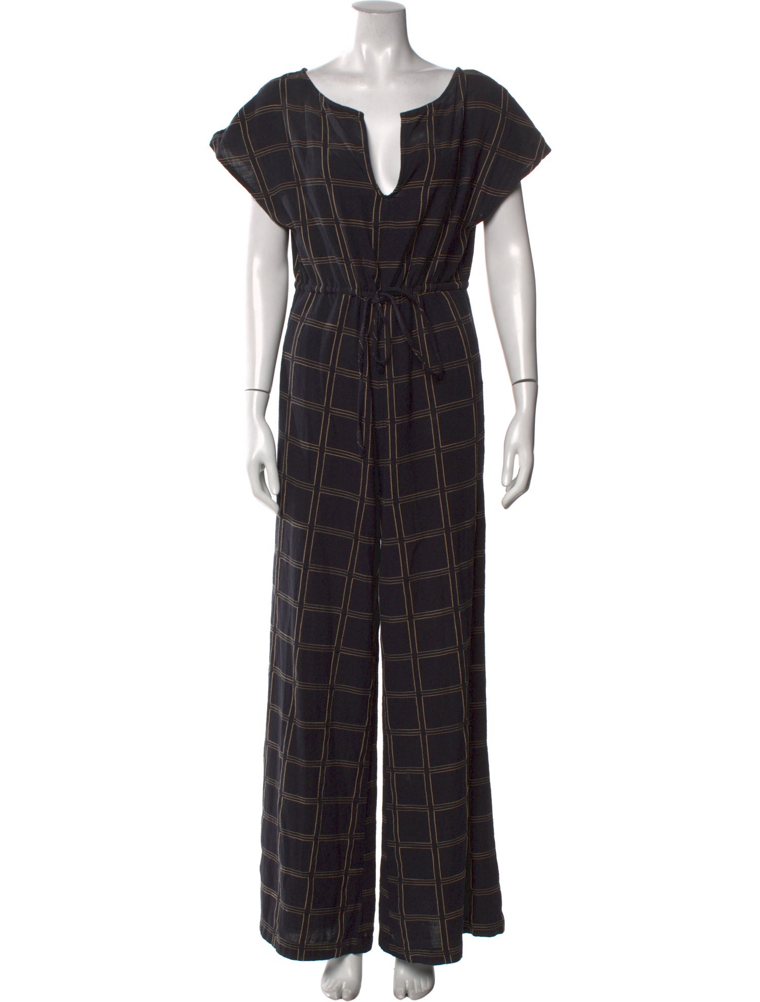 Ace & Jig Striped V-Neck Jumpsuit