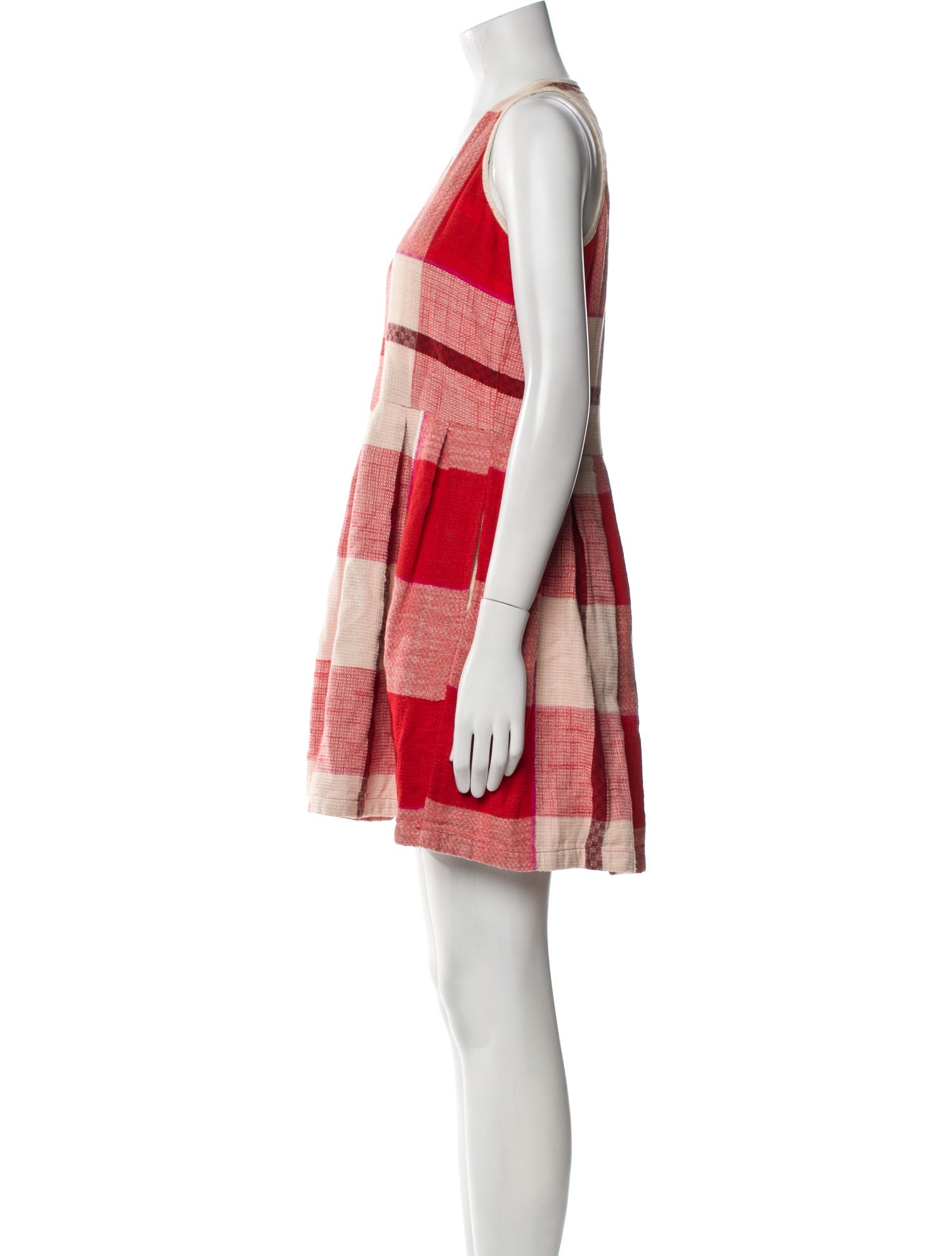 Ace & Jig Plaid Print Mini Dress