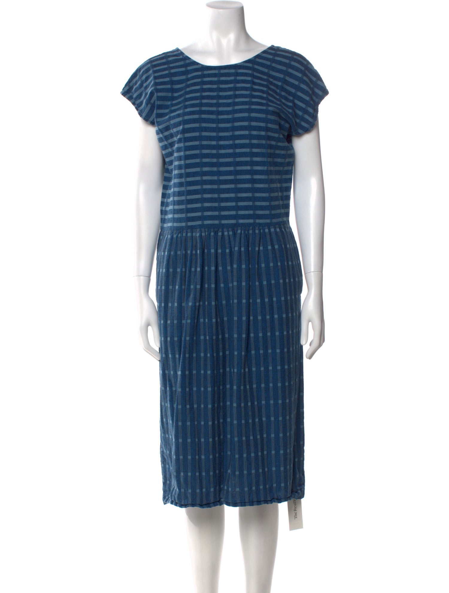 Ace & Jig Plaid Print Midi Length Dress