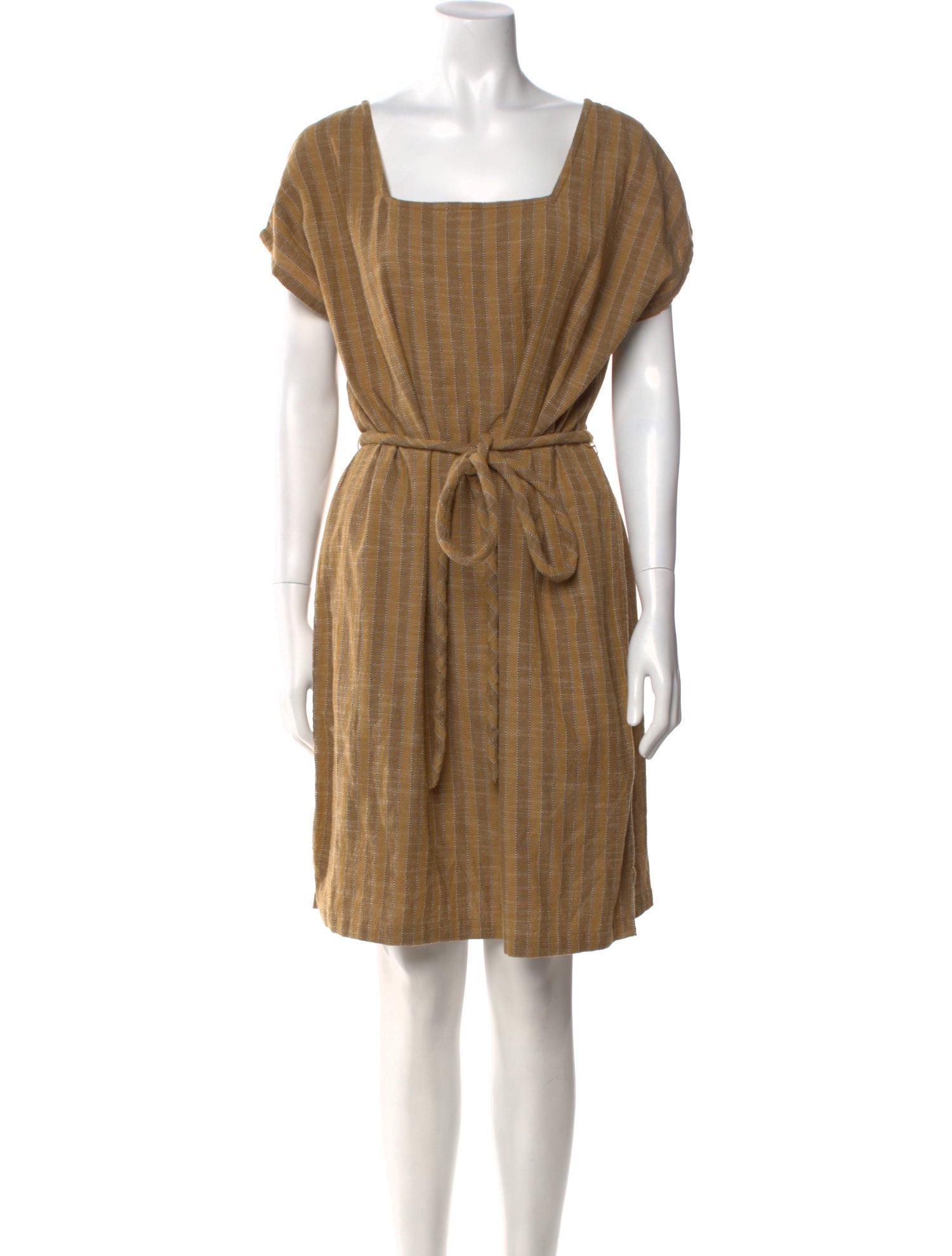 Ace & Jig Square Neckline Knee-Length Dress