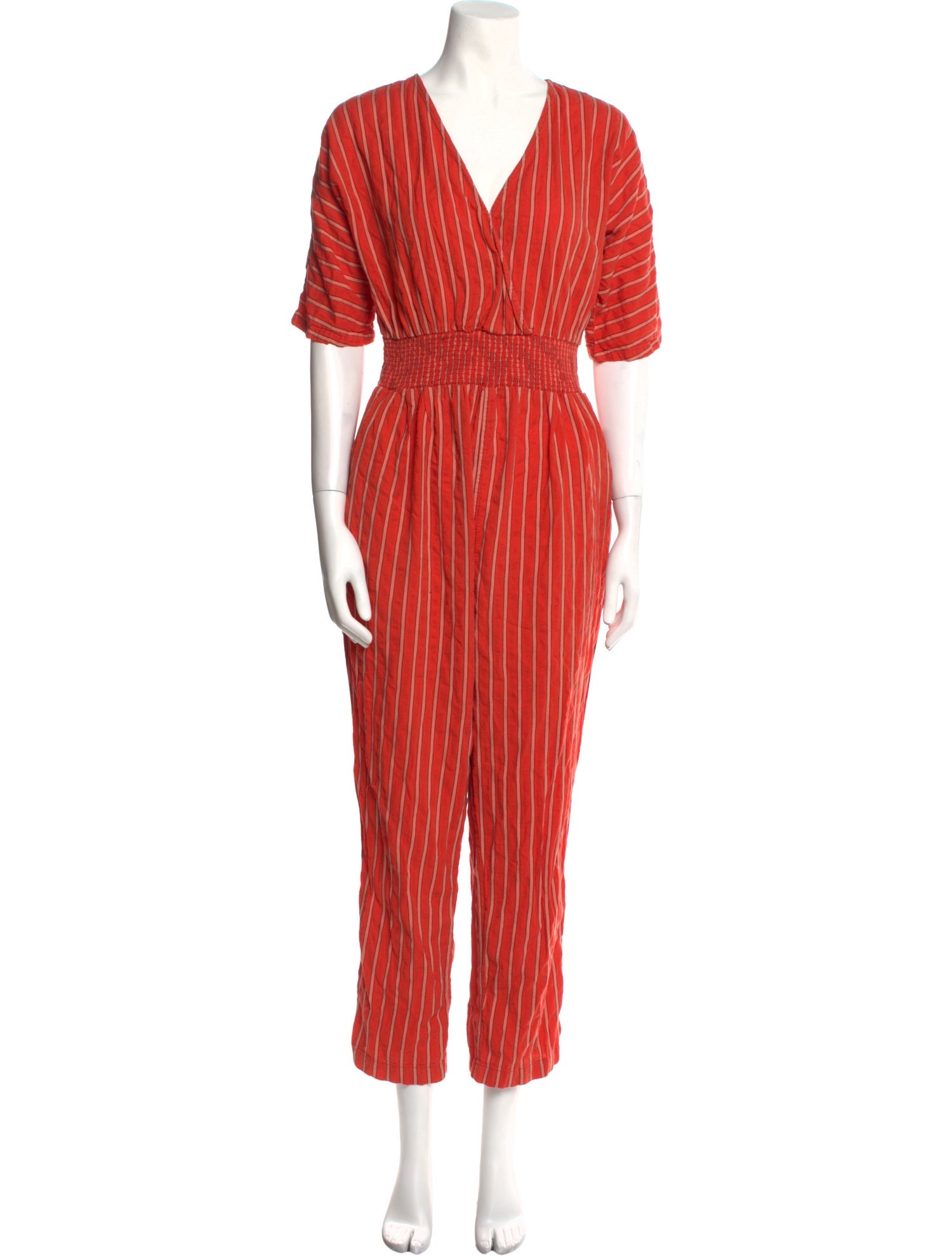 Ace & Jig Striped V-Neck Jumpsuit