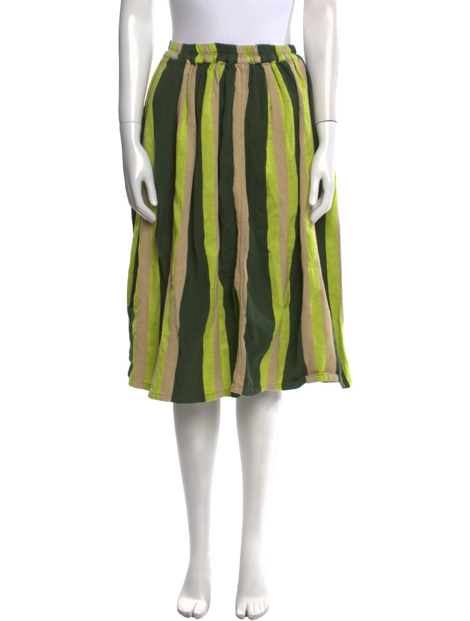 Ace & Jig Striped Knee-Length Skirt