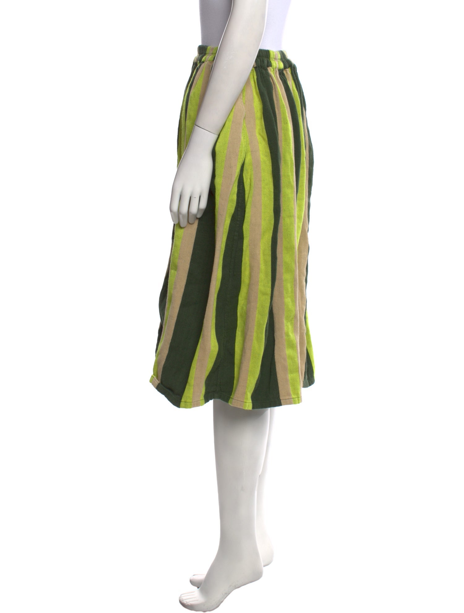 Ace & Jig Striped Knee-Length Skirt