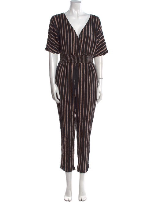 Ace & Jig Striped V-Neck Jumpsuit