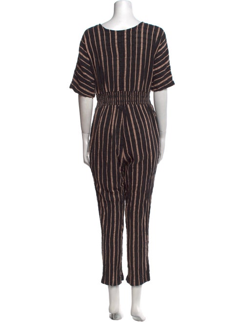 Ace & Jig Striped V-Neck Jumpsuit