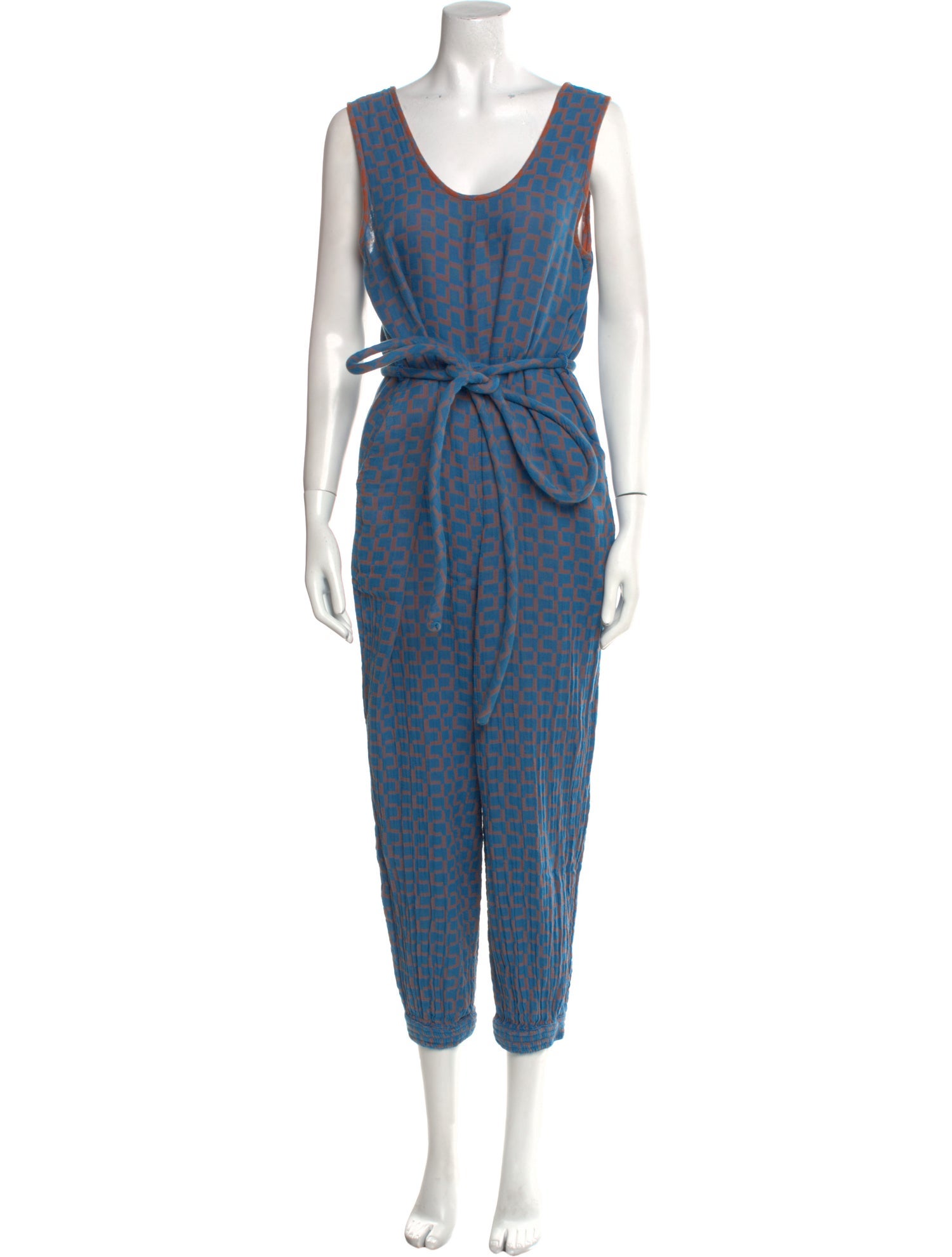 Ace & Jig Printed Scoop Neck Jumpsuit