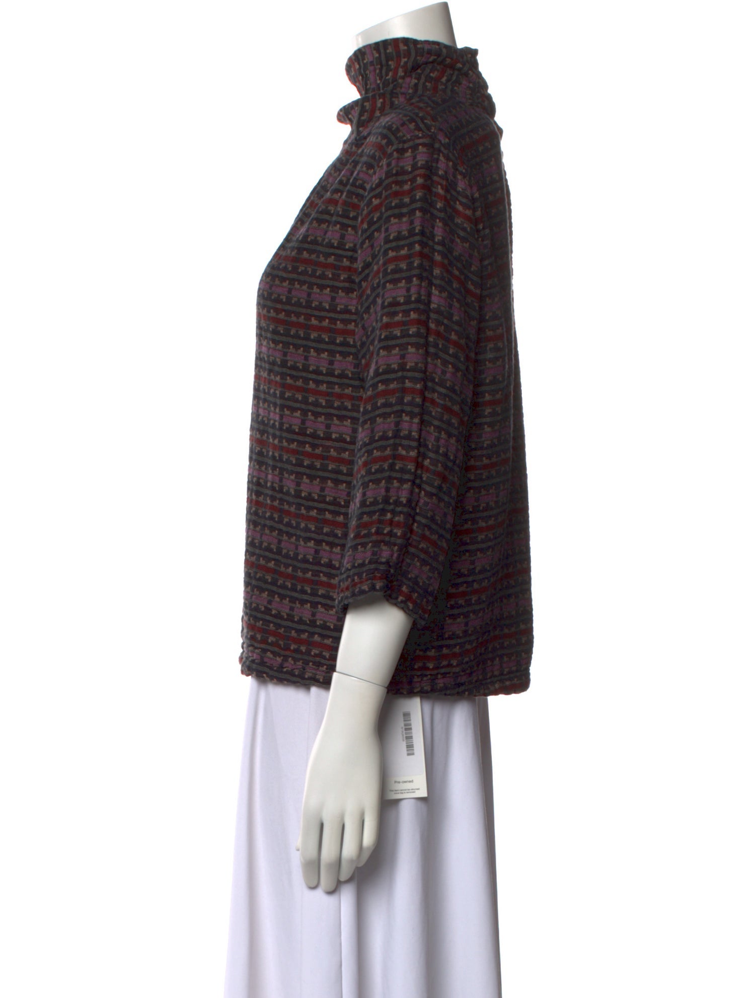 Ace & Jig Printed Turtleneck Blouse