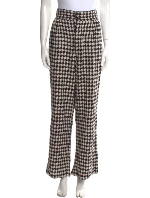 Ace & Jig Houndstooth Print Wide Leg Pants