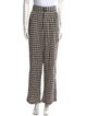 Ace & Jig Houndstooth Print Wide Leg Pants