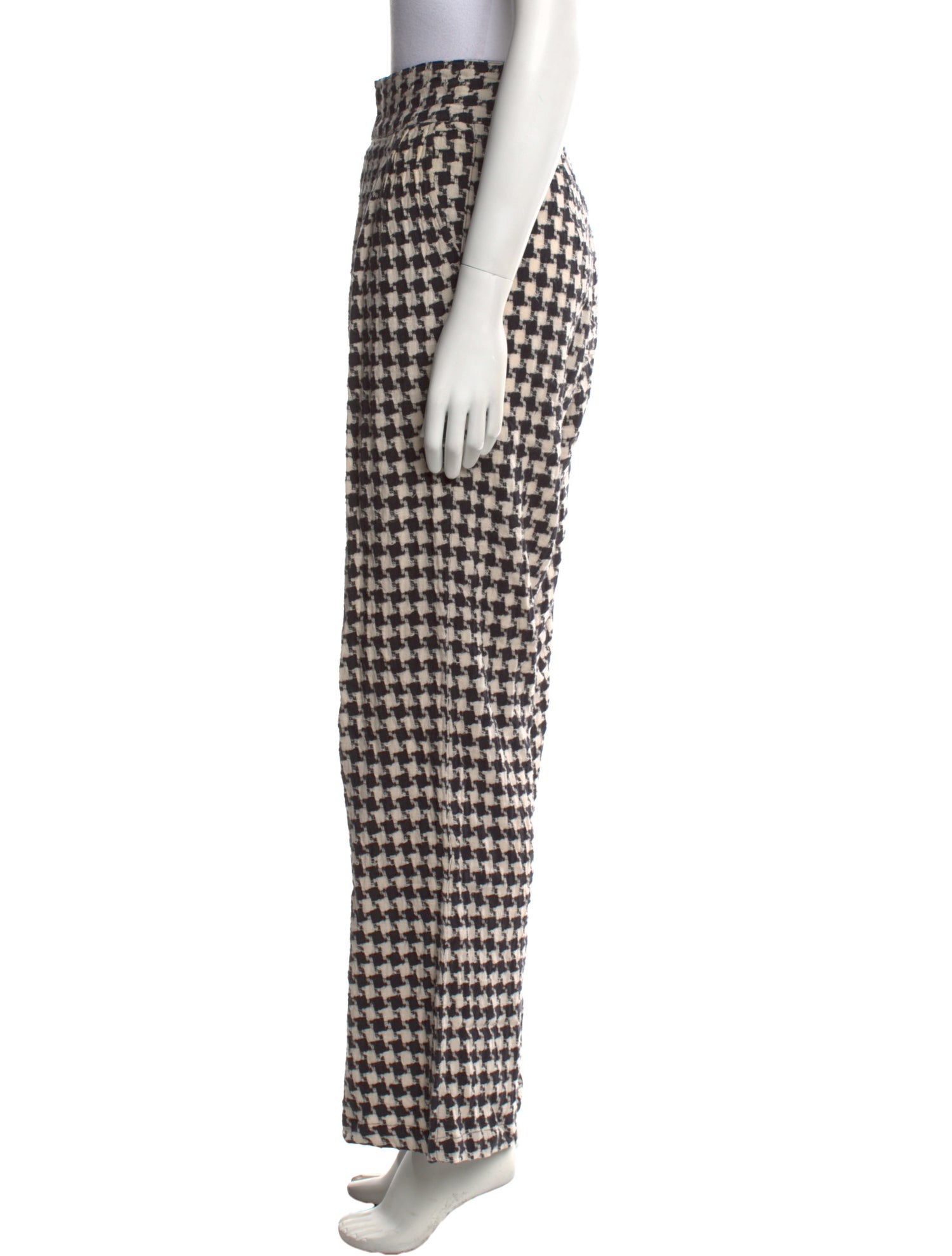 Ace & Jig Houndstooth Print Wide Leg Pants