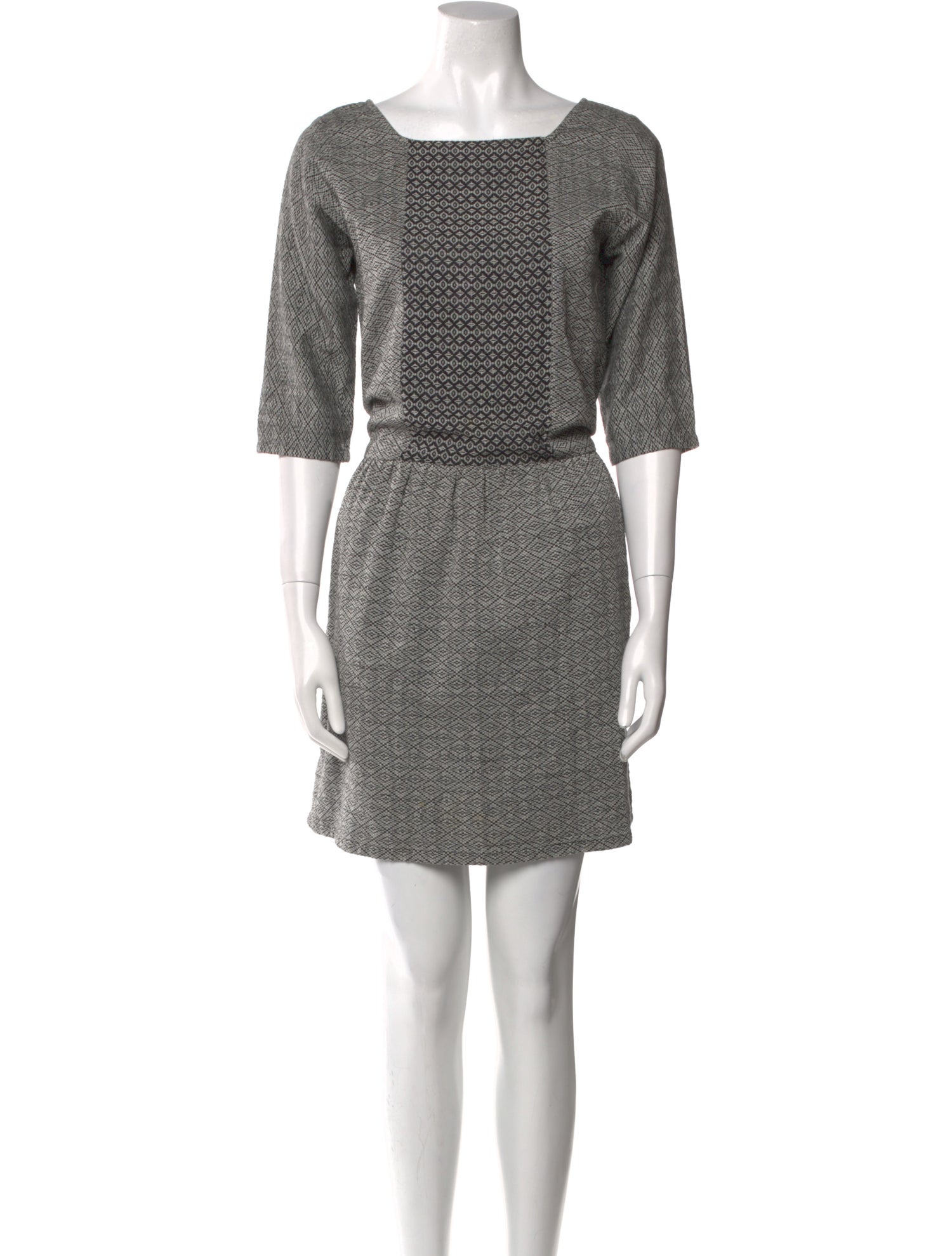 Ace & Jig Square Neckline Mini Dress