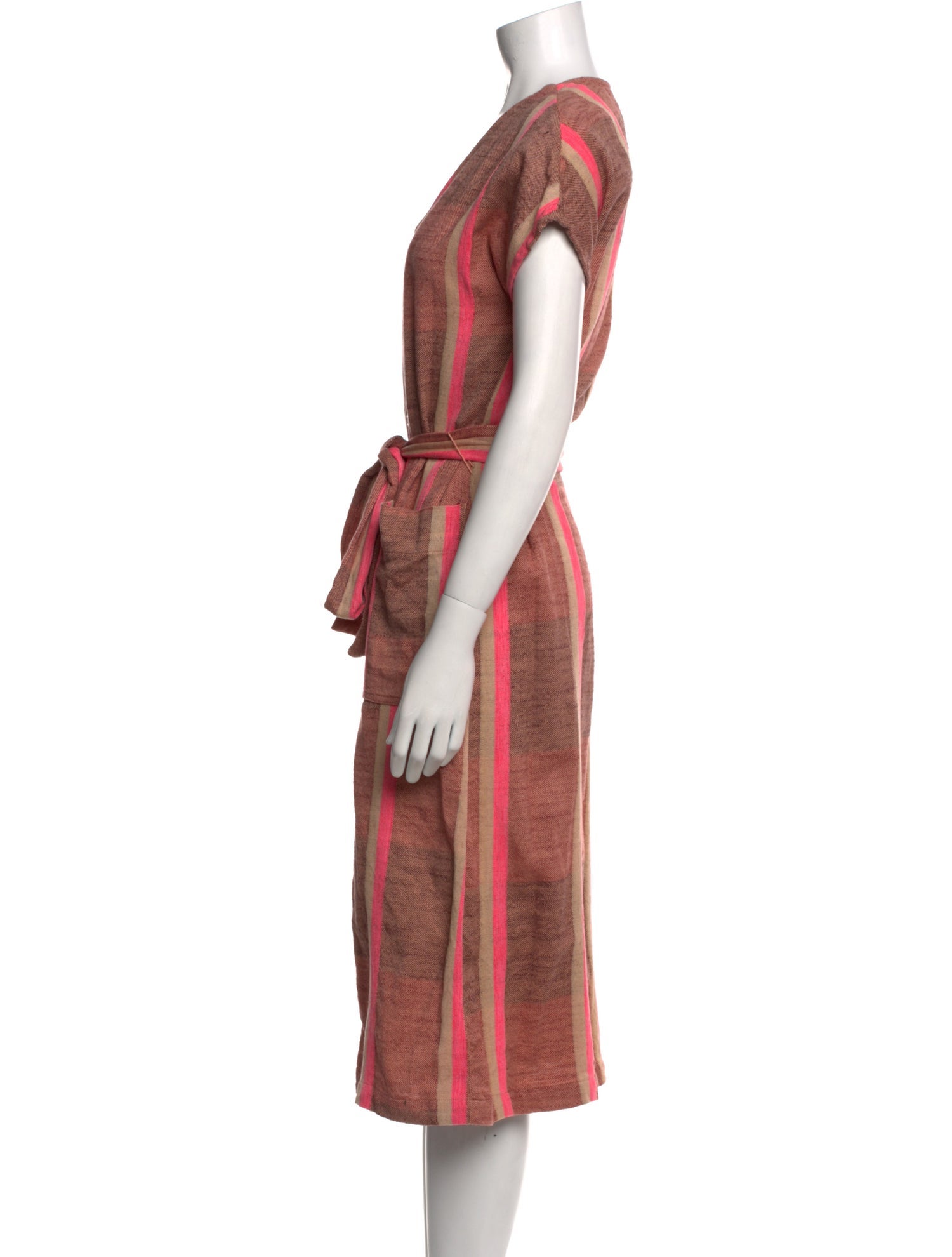 Ace & Jig Striped Midi Length Dress